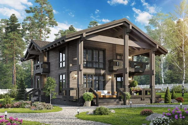 Дома из клееного бруса в XXI веке: классика, проверенная временем, и взгляд в будущее