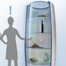 Прозрачный холодильник