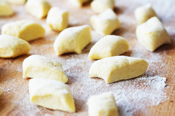 Галушки из творога