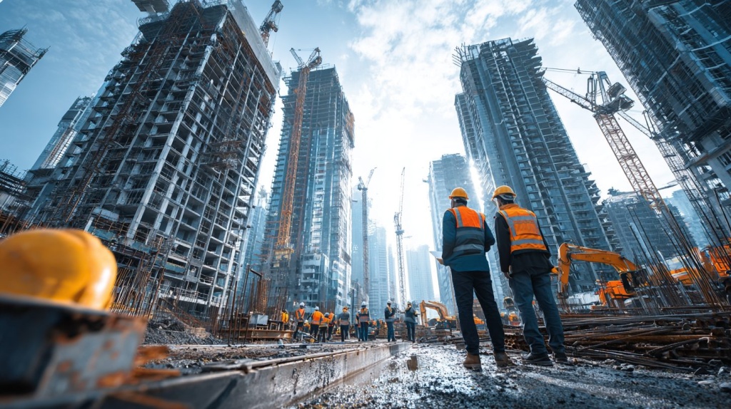 Строительная площадка под надзором дизайн-бюро