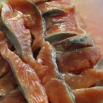 Быстрый рецепт засолки рыбы: Соленая горбуша (кета)