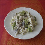 Рецепты для диабетиков: Грибной салат с капустой и топинамбуром